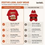 Festa Christmas Dog Sweatshirt, comparison