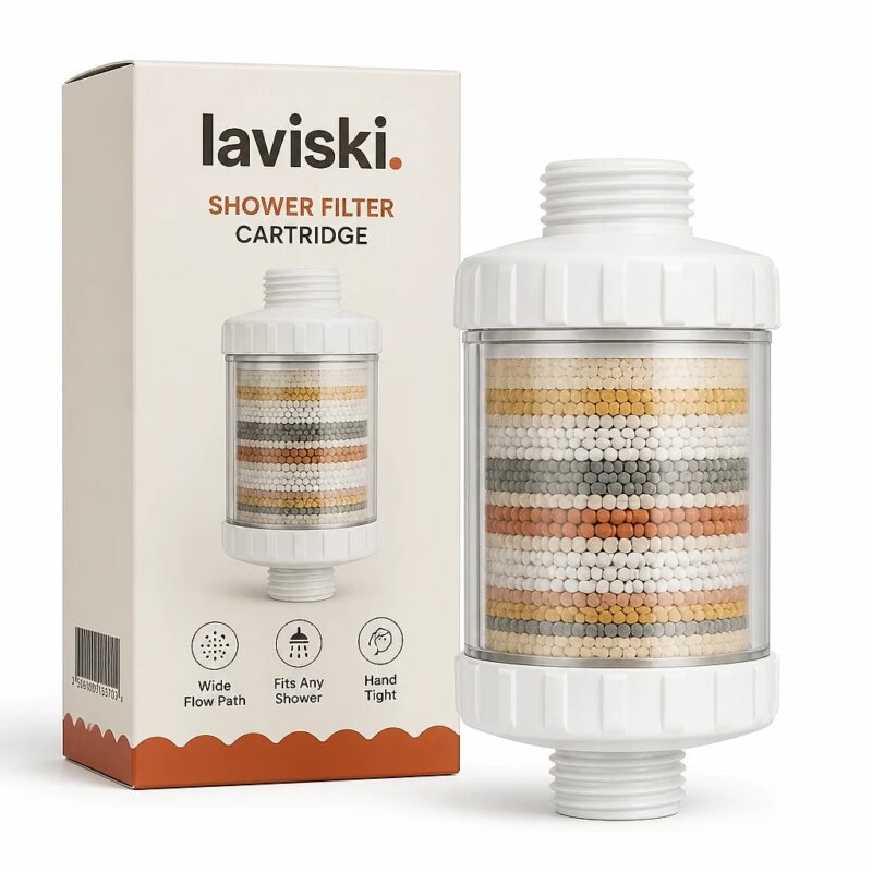 Filtra High-Flow Shower Filter — Main Product Hero Filtra High-Flow Shower Filter, main product hero