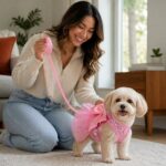 Fiora Sequin Bow Harness Dress and Leash Set, avatar usage