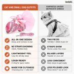Fiora Sequin Bow Harness Dress and Leash Set, comparison