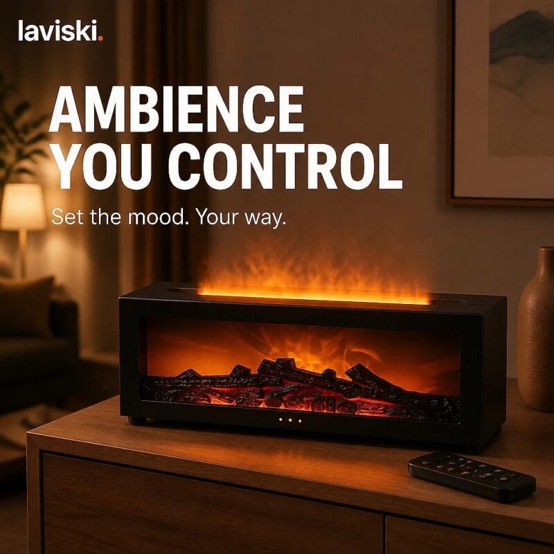 Flamma Fireplace Flame Diffuser, desired outcome
