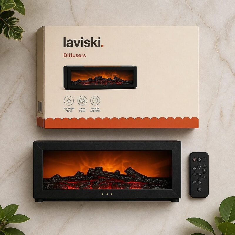 Flamma Fireplace Flame Diffuser, what's included