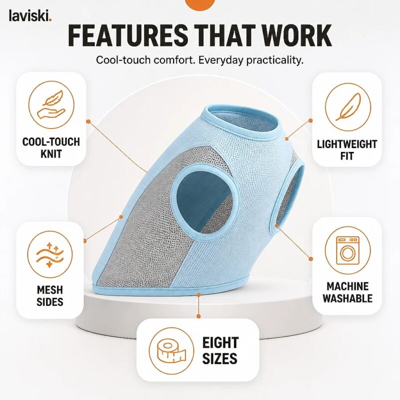 Frescia Cool-Touch Dog Summer Vest, feature showcase