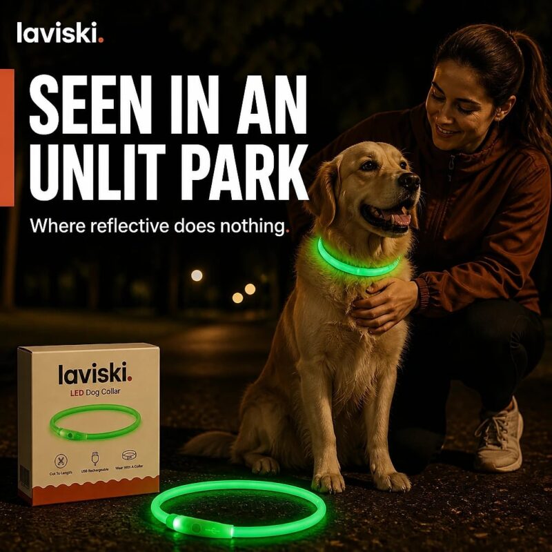 Glowra Silicone Light Tube Collar, desired outcome
