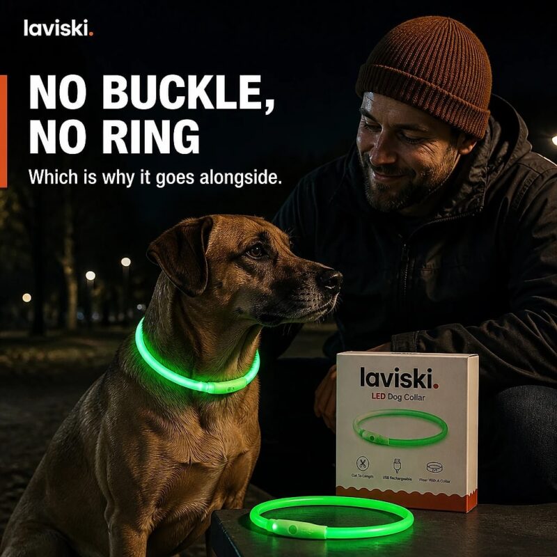 Glowra Silicone Light Tube Collar, trust / durability