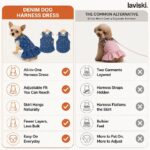 Indiga Denim Dog Harness Dress, comparison