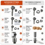 Ionara Complete Shower Set with Hose, comparison