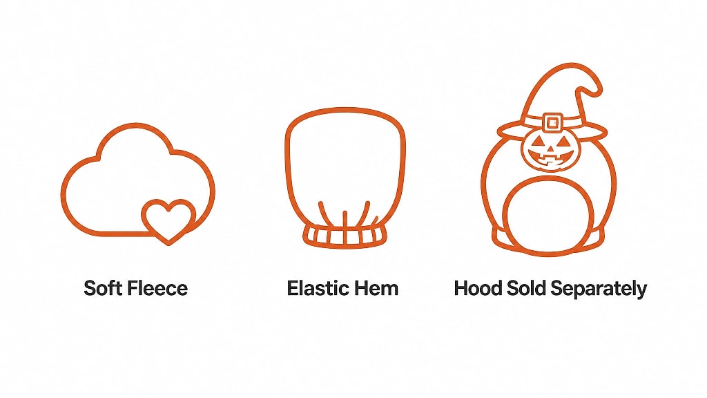Jacoby Pumpkin Dog Costume, key features at a glance