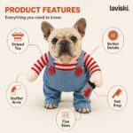 Jokera Striped Doll Pet Costume, feature showcase