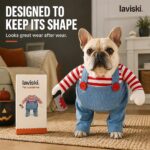 Jokera Striped Doll Pet Costume, trust / durability