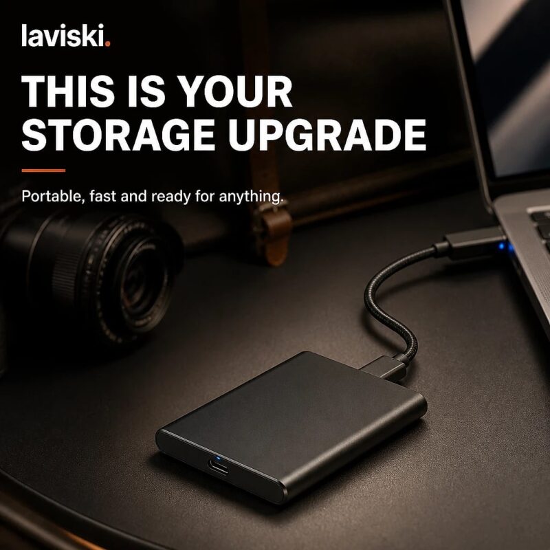 Kestra Portable USB-C SSD, closing hero