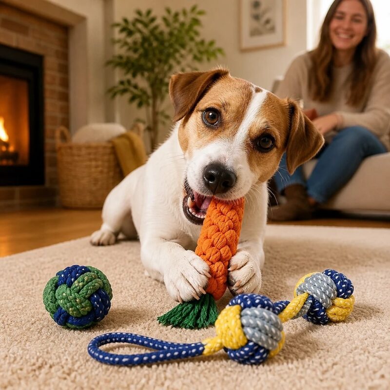 Kordia Cotton Rope Dog Chew Toy, solution / transformation
