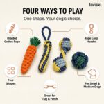 Kordia Cotton Rope Dog Chew Toy, feature showcase