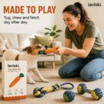 Kordia Cotton Rope Dog Chew Toy, trust / durability