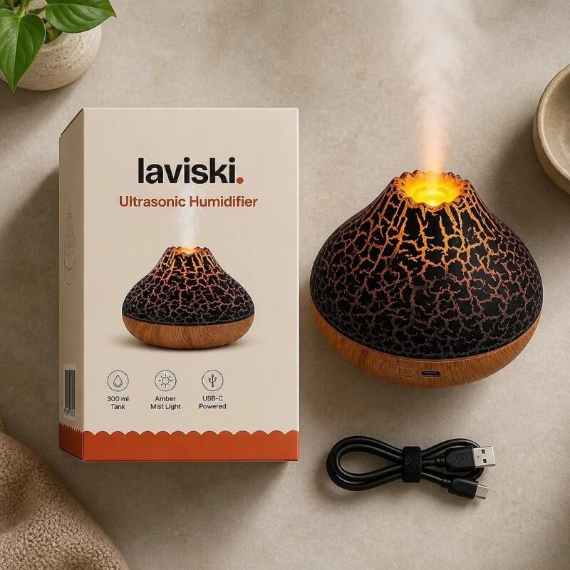 Kratera Volcano Air Humidifier, what's included