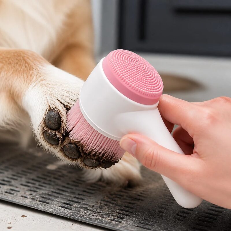 Lavana Dual-Sided Paw Cleaning Brush, solution / transformation