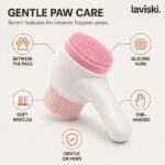 Lavana Dual-Sided Paw Cleaning Brush, feature showcase