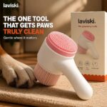 Lavana Dual-Sided Paw Cleaning Brush, closing hero