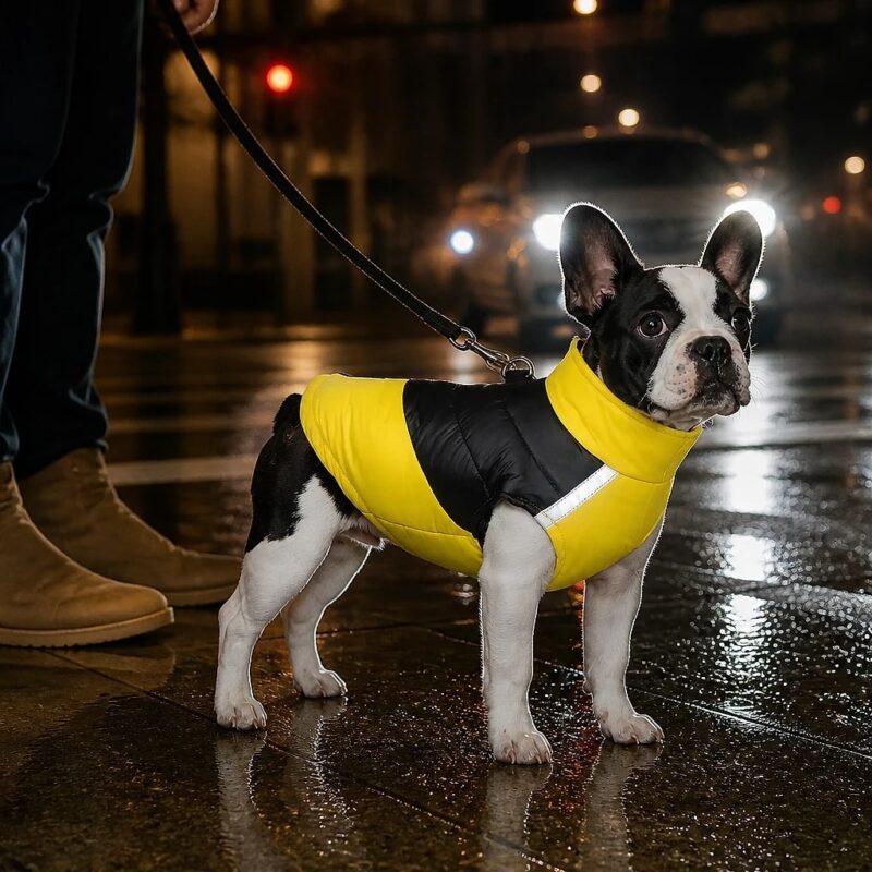 Lumira Reflective Waterproof Dog Coat, solution / transformation