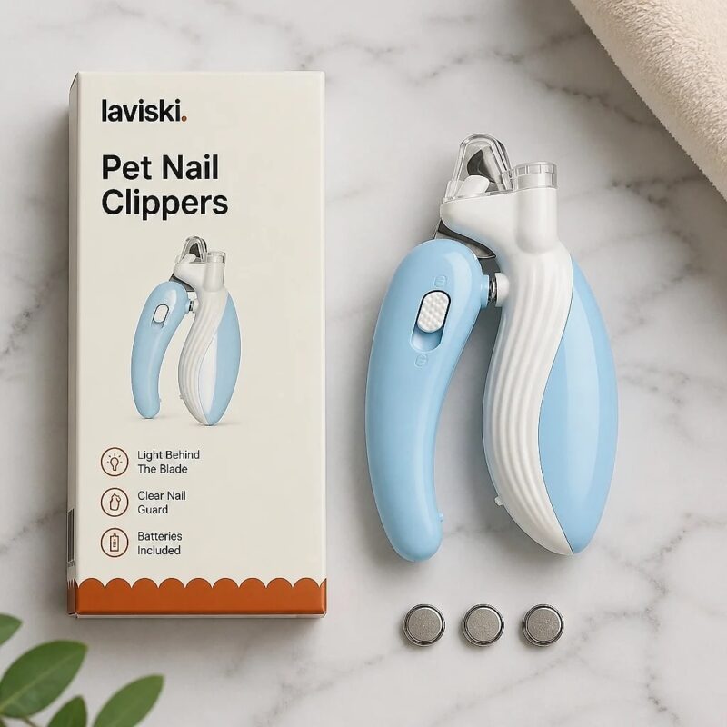 Luxia LED Pet Nail Clippers, what's included