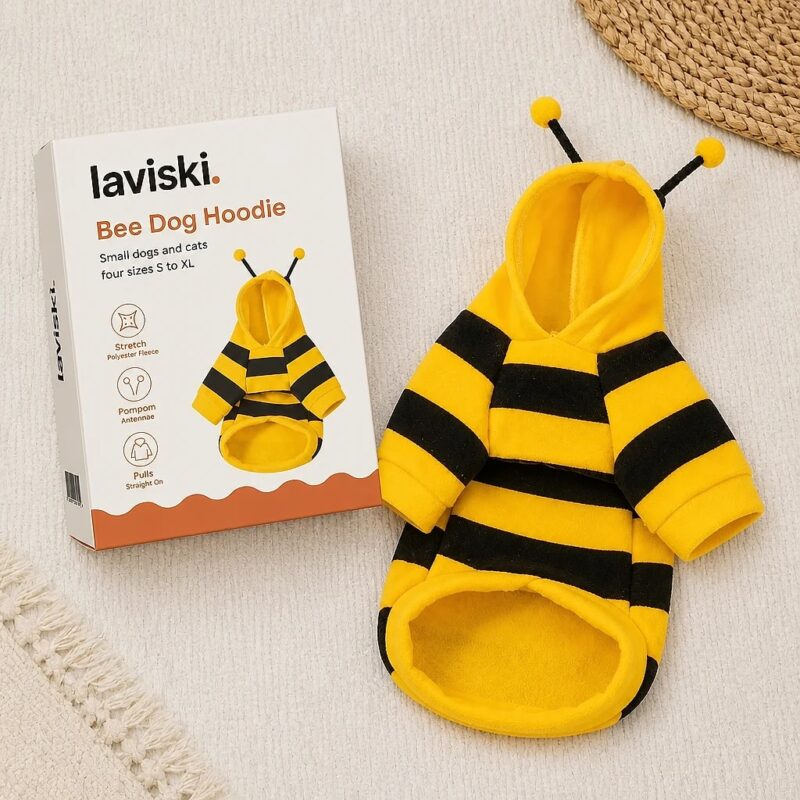Melira Bee Dog Hoodie, what's included