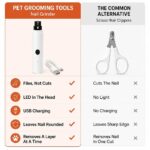 Molara Electric Pet Nail Grinder, comparison