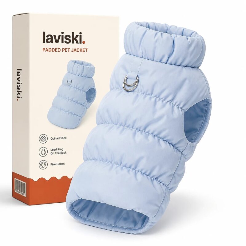 Nimbra Quilted Puffer Pet Jacket, main product hero