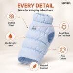Nimbra Quilted Puffer Pet Jacket, feature showcase