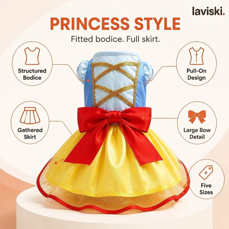 Nivea Storybook Princess Dog Dress, feature showcase