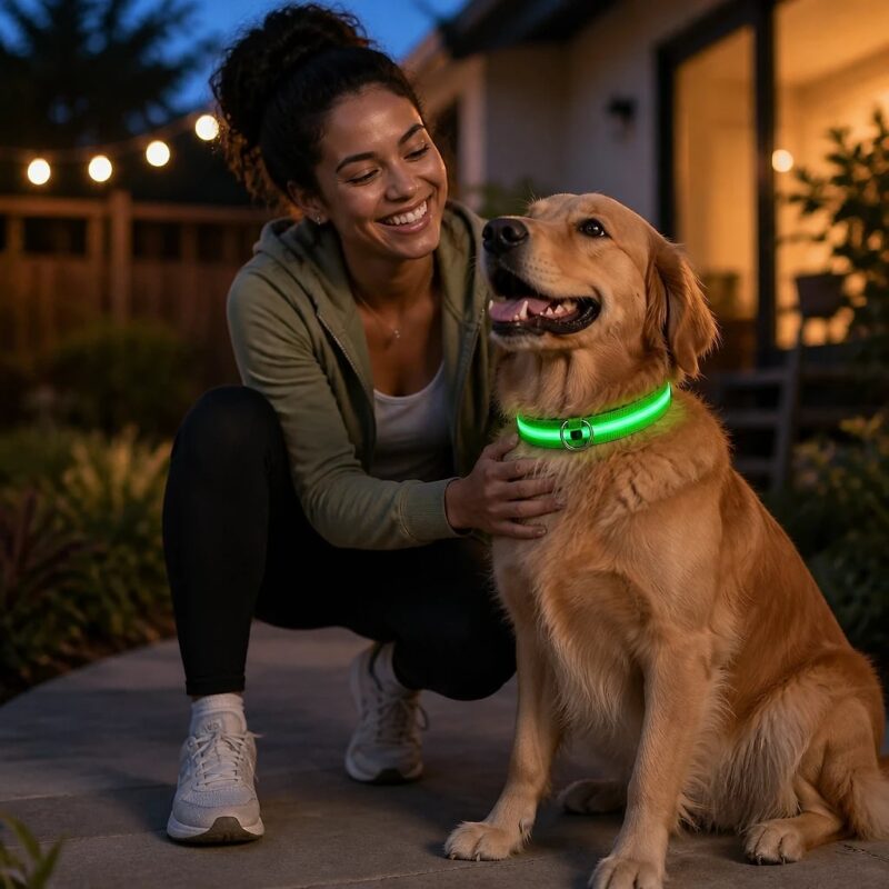 Noctra Light-Up Dog Collar, avatar usage
