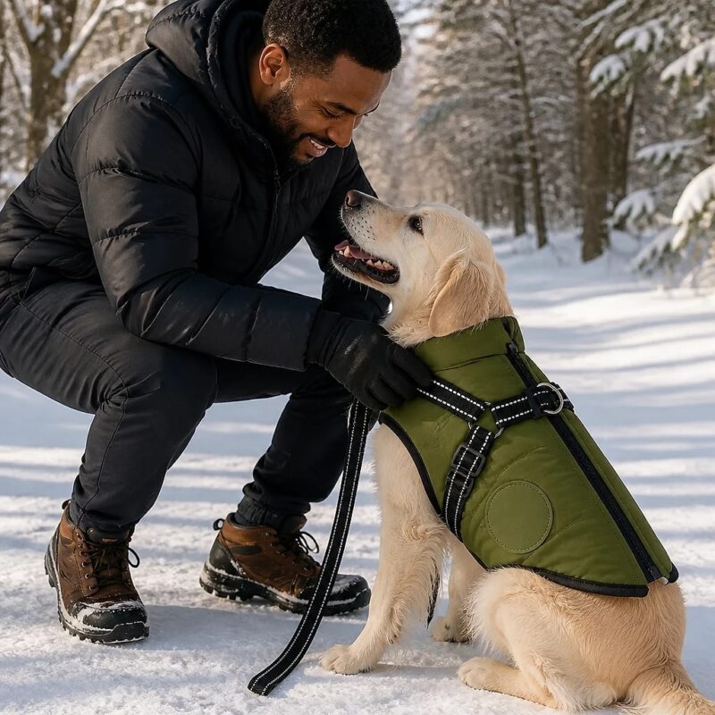 Nordra Padded Dog Jacket with Harness, avatar usage