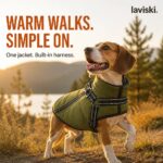 Nordra Padded Dog Jacket with Harness, desired outcome
