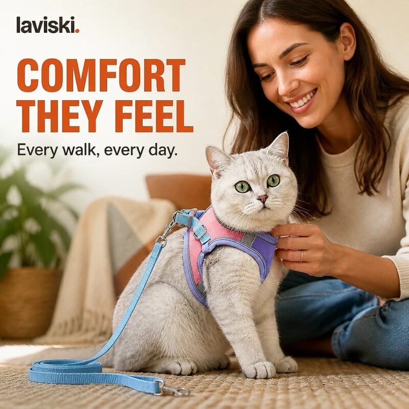 Palora Step-In Cat Harness and Leash Set, desired outcome