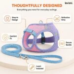 Palora Step-In Cat Harness and Leash Set, feature showcase