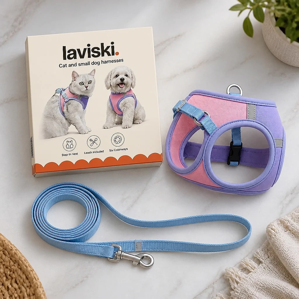 Palora Step In Cat Harness and Leash Set, what is included in the box
