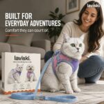 Palora Step-In Cat Harness and Leash Set, trust / durability