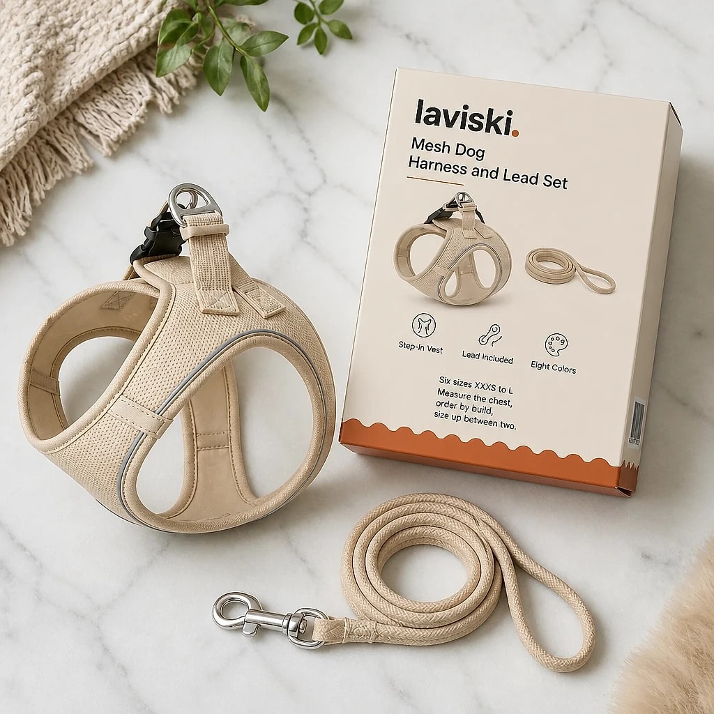 Petala Mesh Harness and Lead Set, what is included in the box