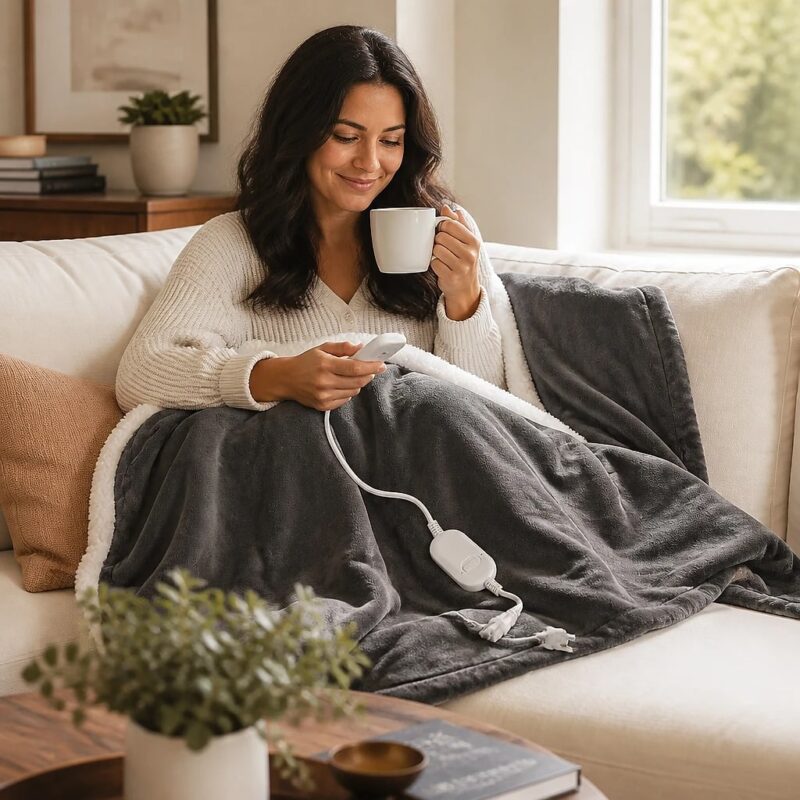 Plaida Heated Sofa Throw, avatar usage