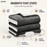Plaida Heated Sofa Throw, feature showcase