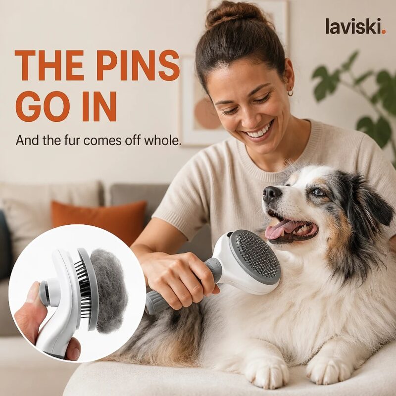 Plumia Self-Cleaning Slicker Brush, trust / durability
