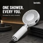 Pluvia Eight-Mode Handheld Shower Head, closing hero
