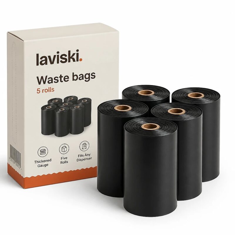 Purga Thickened Waste Bags, Five Rolls, main product hero
