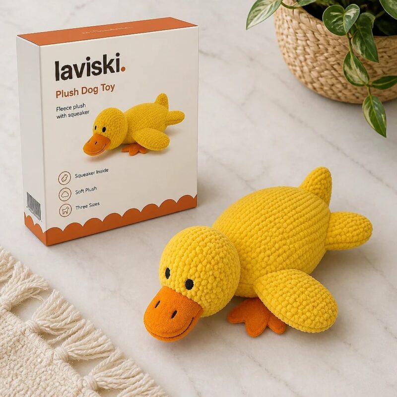 Quacka Squeaky Plush Duck, what's included