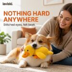 Quacka Squeaky Plush Duck, trust / durability