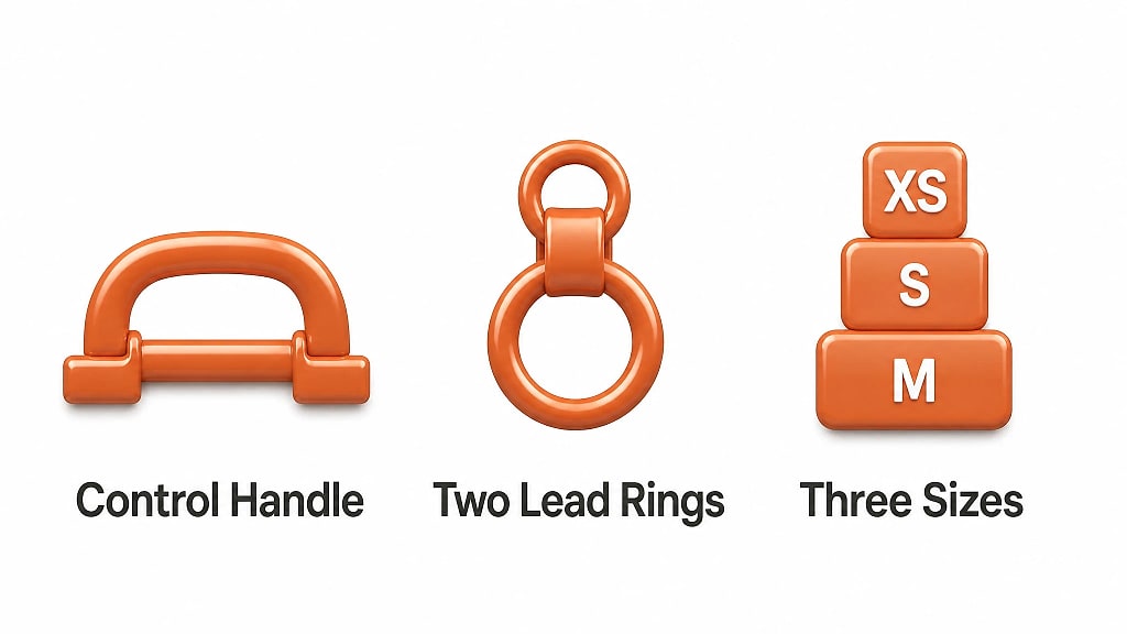 Ranova Padded Harness with Control Handle, key features at a glance