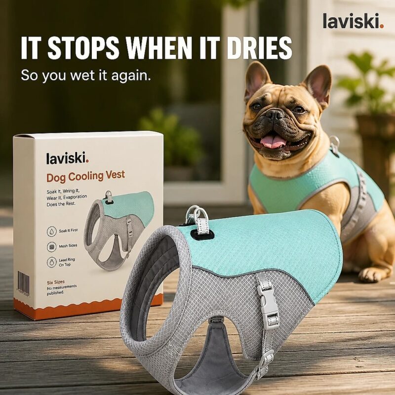 Refresca Soak-and-Wear Cooling Vest, closing hero