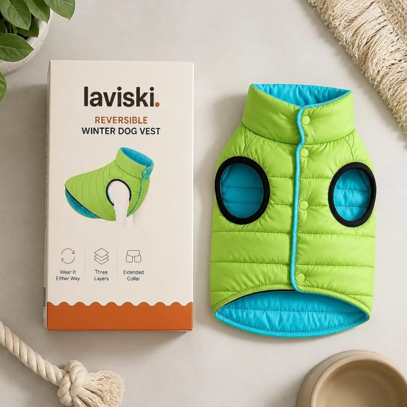 Reversa Reversible Winter Dog Vest, what's included