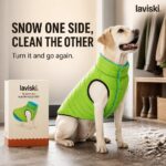 Reversa Reversible Winter Dog Vest, closing hero
