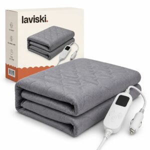 Ruteva 12V Car Heated Blanket, main product hero