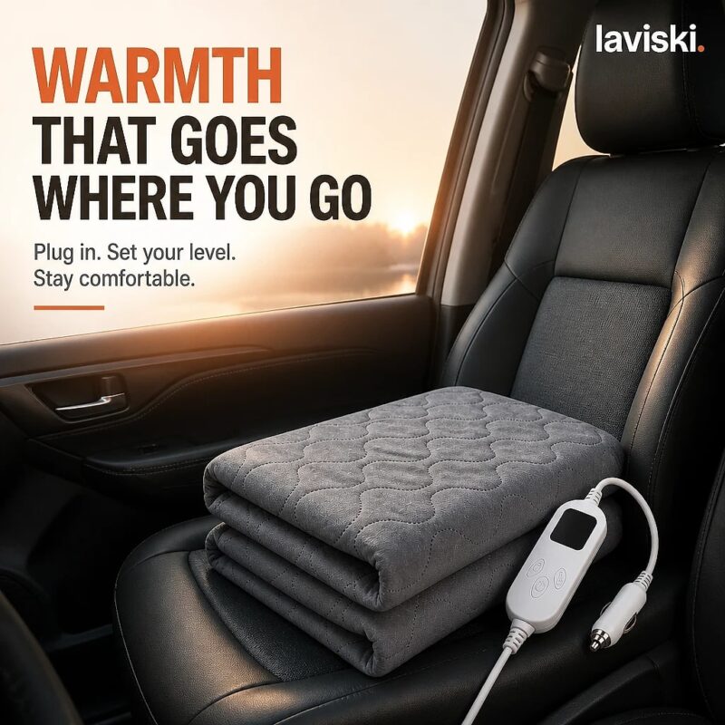 Ruteva 12V Car Heated Blanket, desired outcome